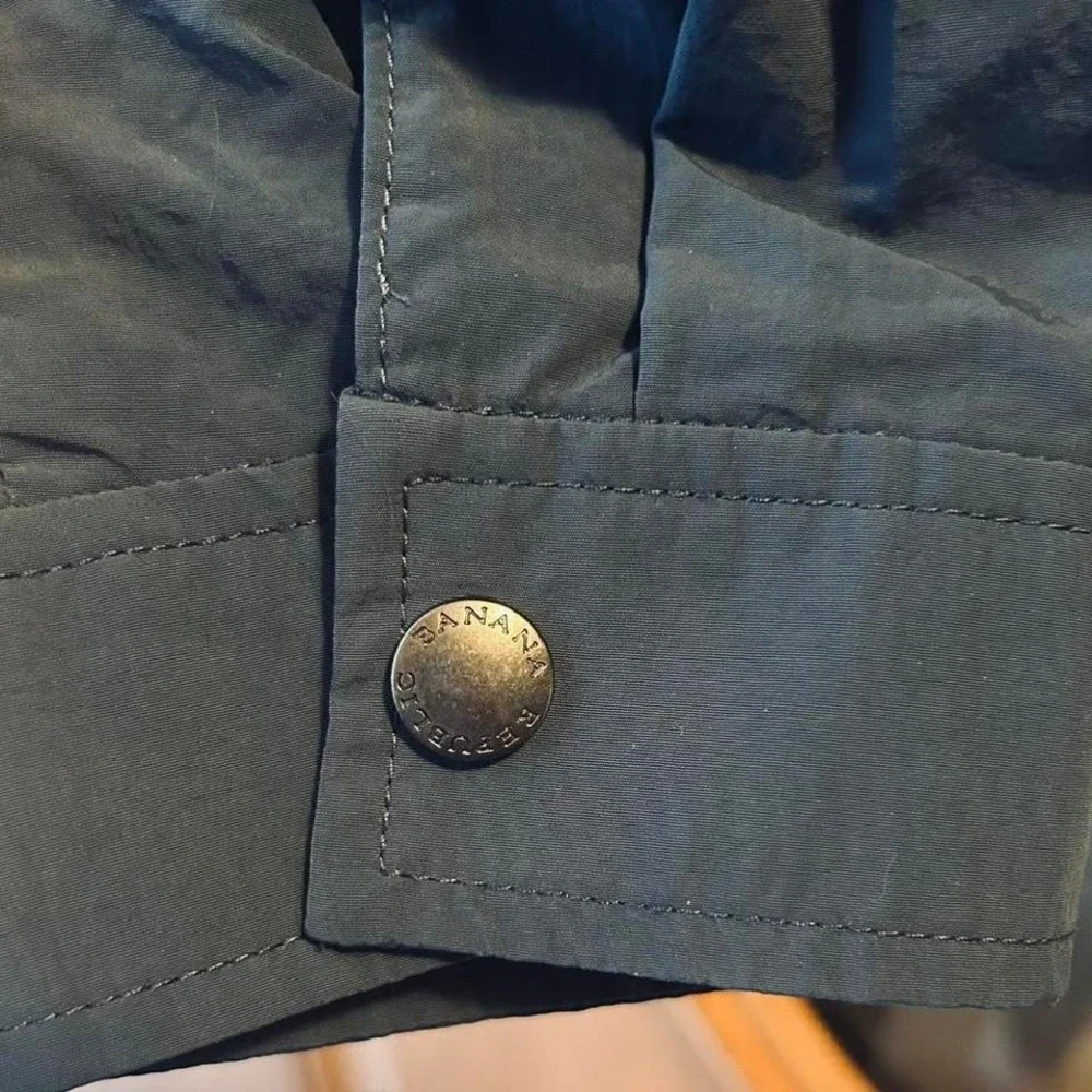 Banana Republic men's 2XL Dark blue button‎ up coat NWOT